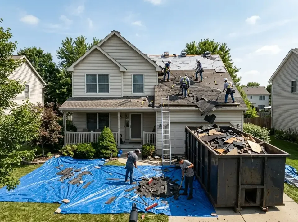 roof-replacement-debris-remova-004 — frequently asked questions, Cheapest Dumpster Rentals in Yazoo City, MS